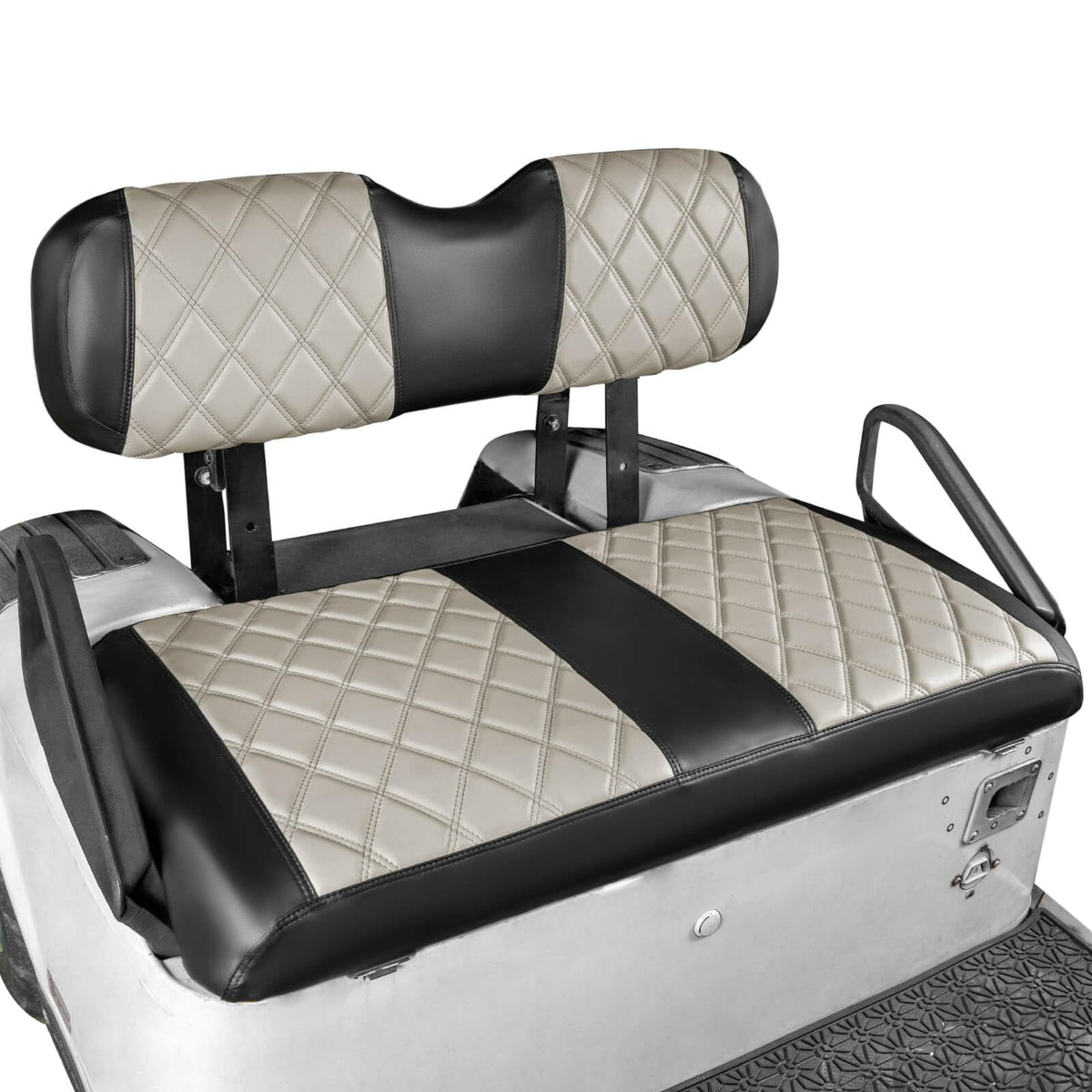 NOKINS diamond front seat cover for EZGO TXT adds premium style and protection.