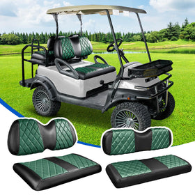 NOKINS Diamond front seat cover kit, premium styling and easy cleaning.
