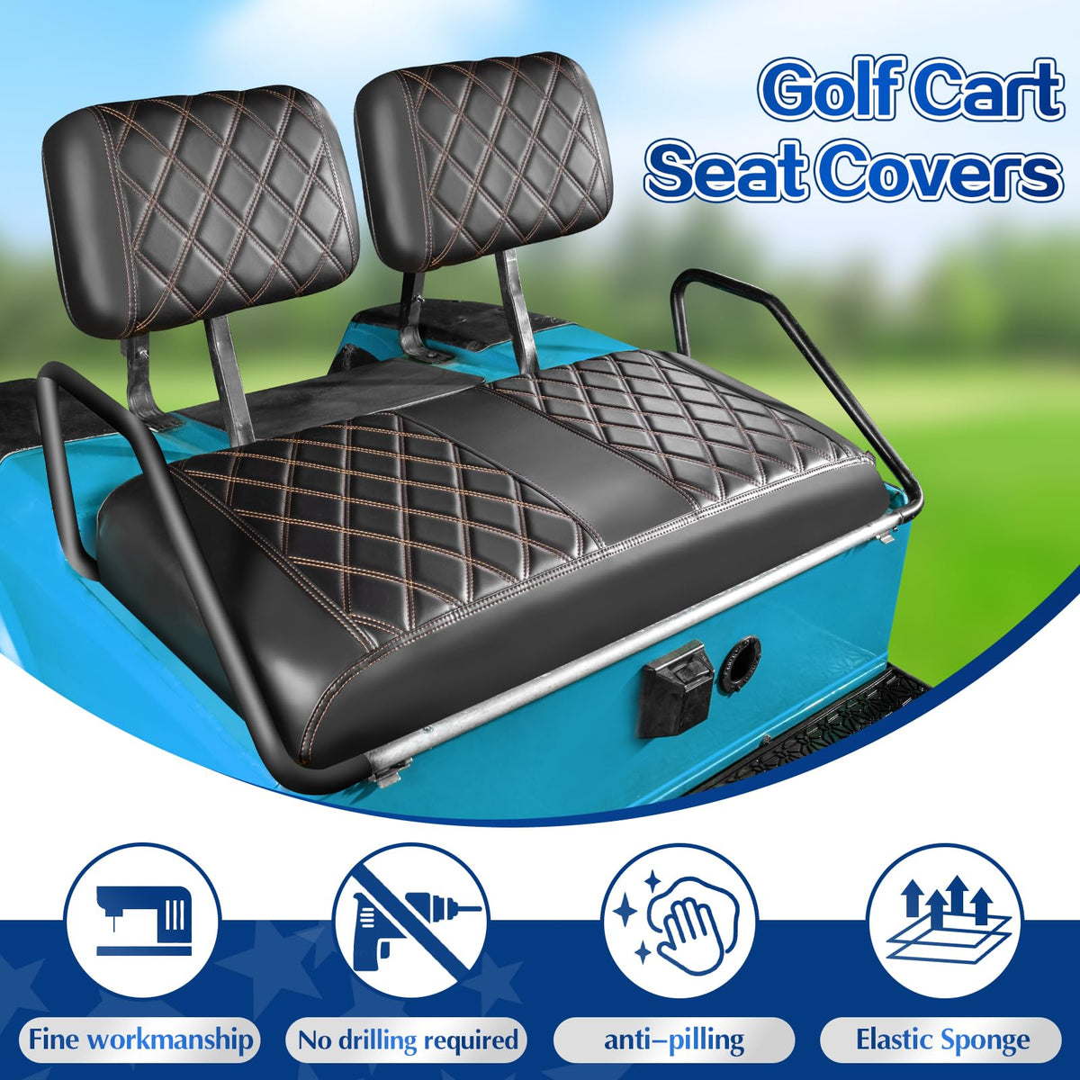 NOKINS Diamond backrest cover improves cabin look while resisting wear