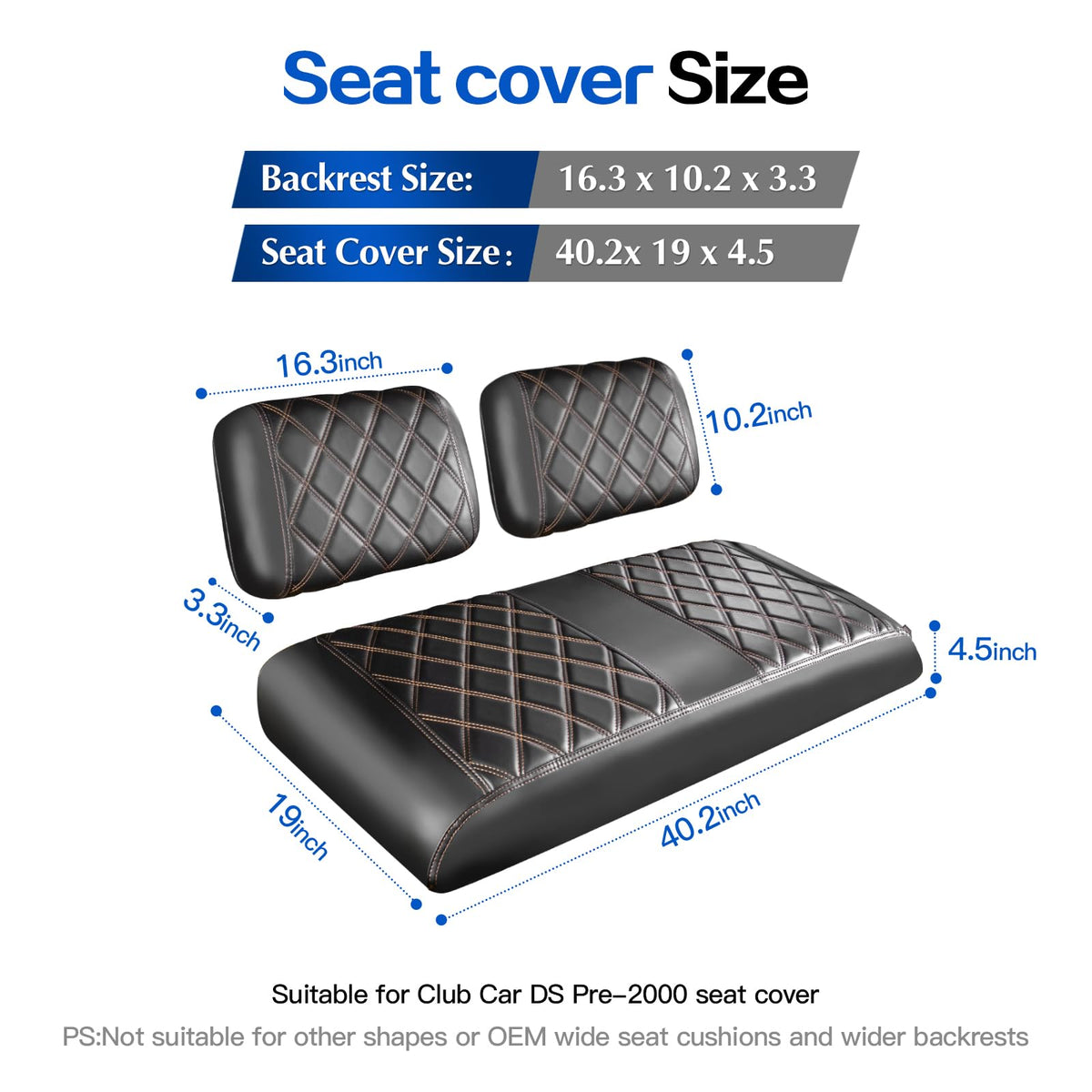 NOKINS diamond seat cover aftercare shows quick wipe cleanup