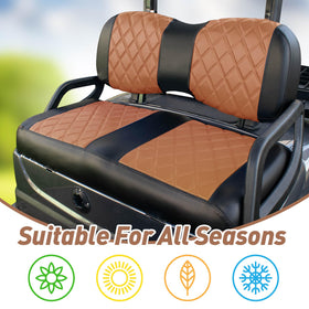 NOKINS brown-black color variation highlights versatile styling for golf carts.