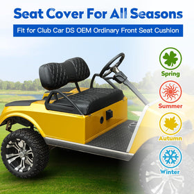 NOKINS Diamond seat cover front seat cushion shields OEM seats while driving.