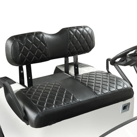 NOKINS diamond front seat cover on EZGO TXT for a refreshed look and protection