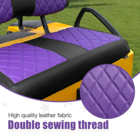 NOKINS diamond stitch detail adds premium texture to the seat.