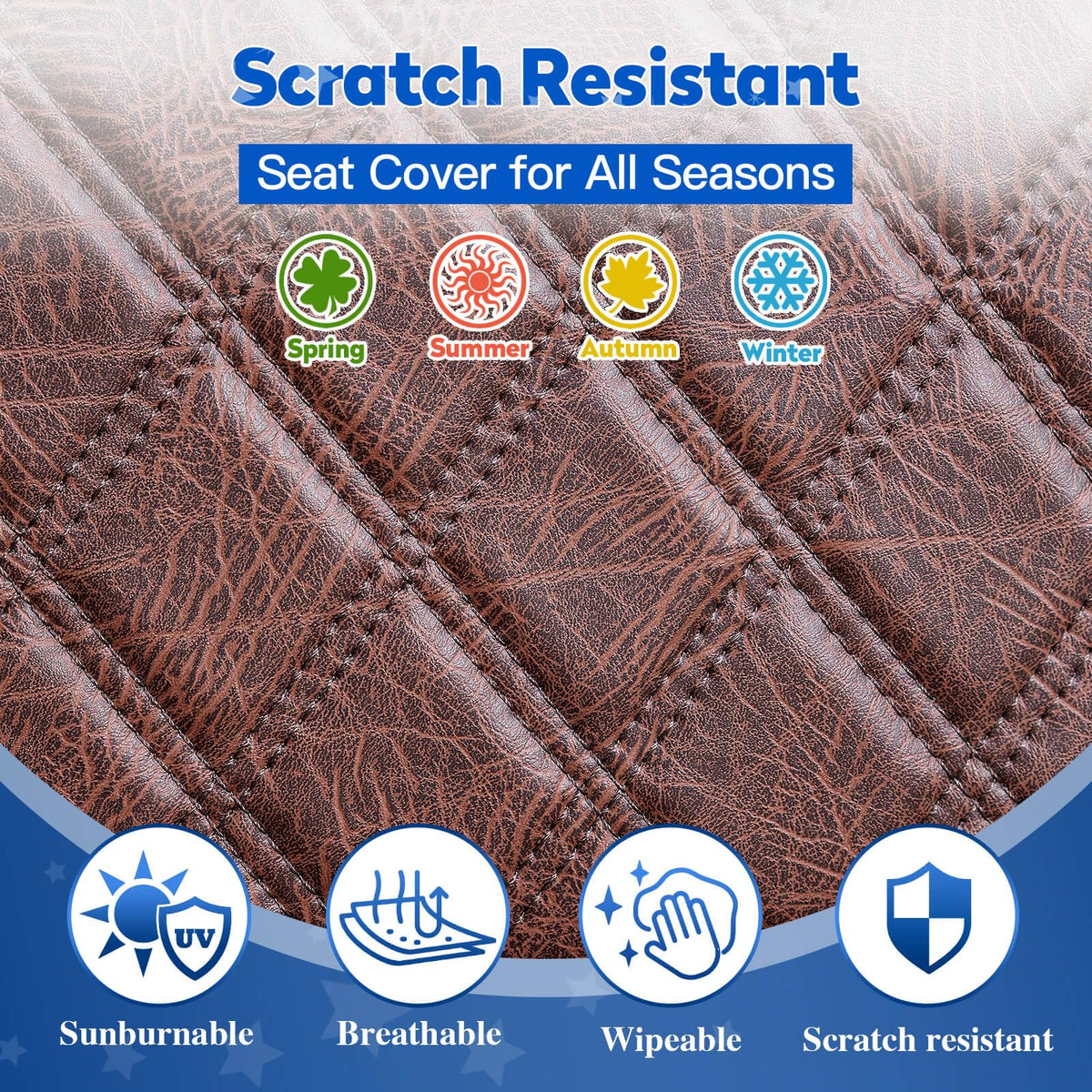 NOKINS durable foam padding cushions you during extended golf cart journeys