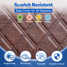 NOKINS durable foam padding cushions you during extended golf cart journeys