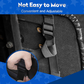 NOKINS easy-clean seat covers for quick maintenance after spills.