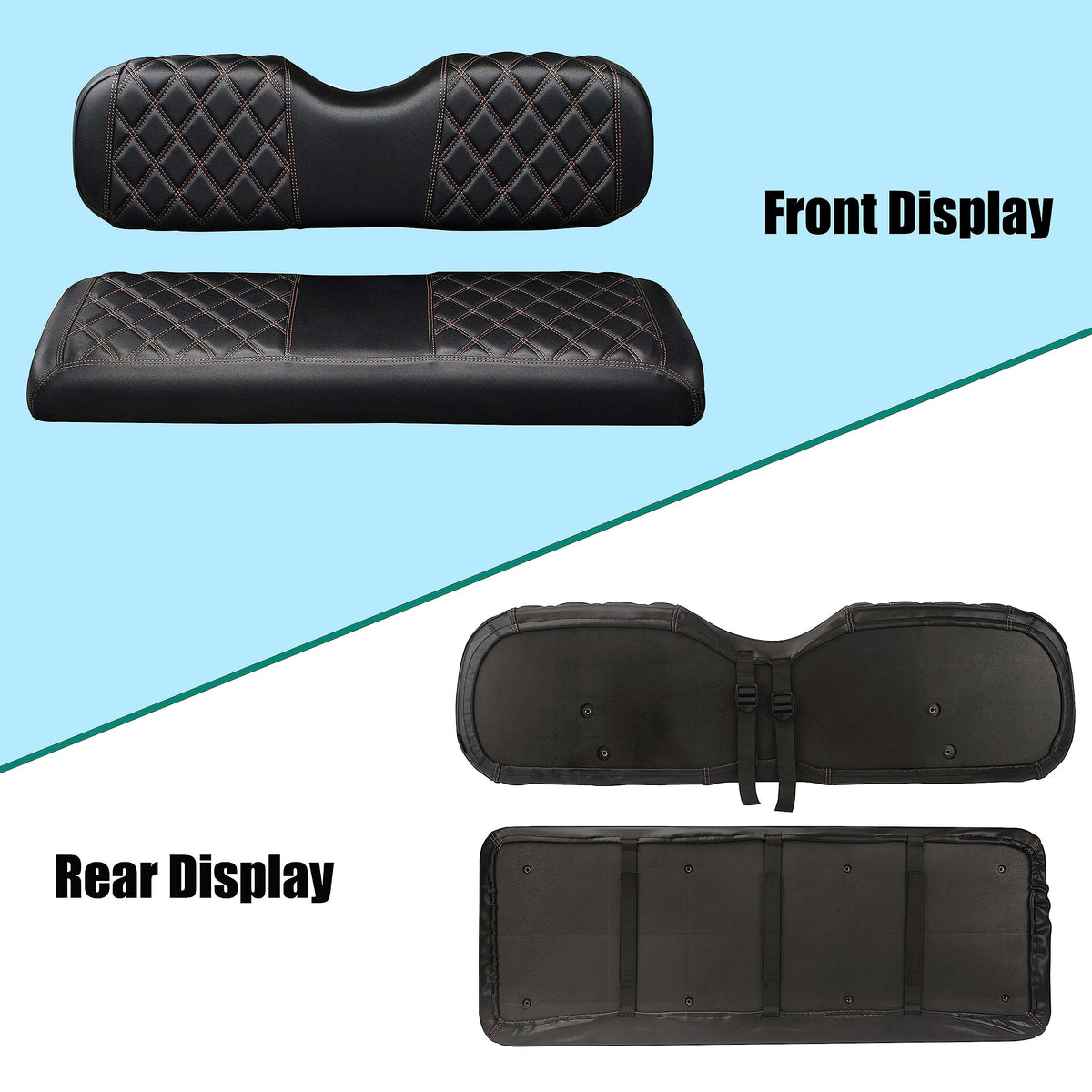 NOKINS easy-clean seat cover allows fast wipe-down maintenance.