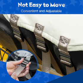 NOKINS easy-clean seat covers wipe clean after spills.