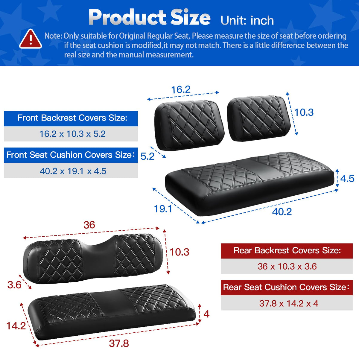 NOKINS easy-install buckle design speeds seat cover fitting.