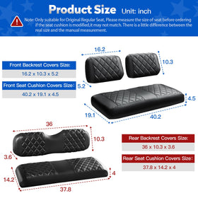 NOKINS easy-install buckle design speeds seat cover fitting.