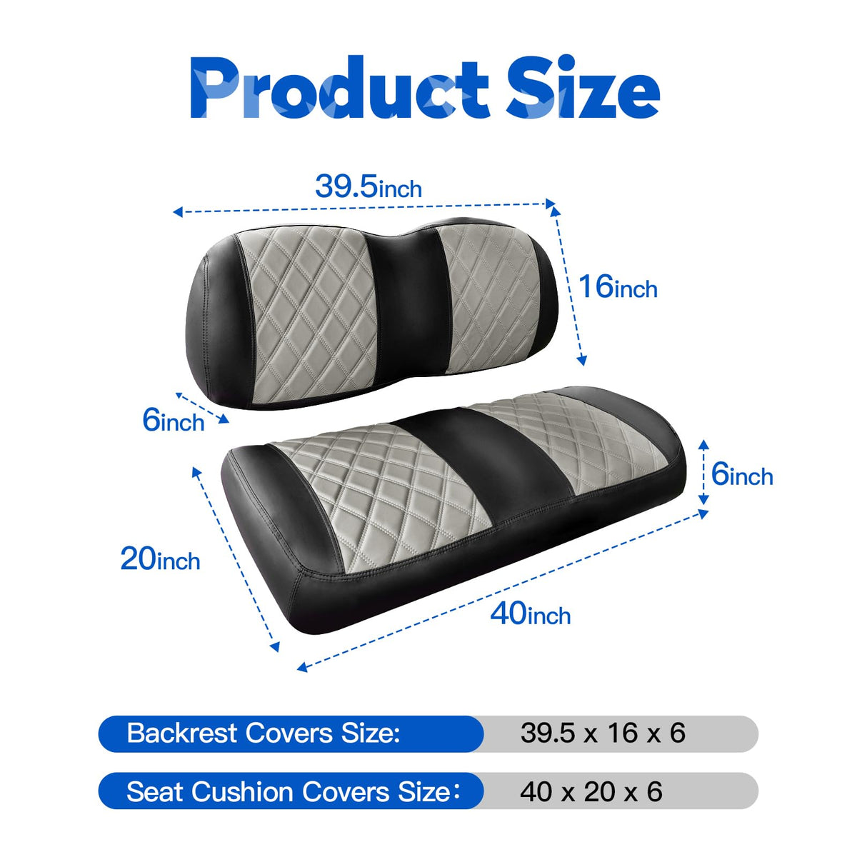 NOKINS easy-install straps and buckles simplify fitting over existing cushions.