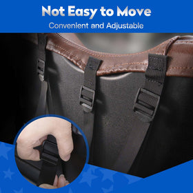 NOKINS easy-install-straps close-up demonstrates quick-fit installation.