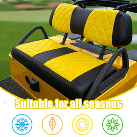 Tool-free installation with adjustable straps and buckles.