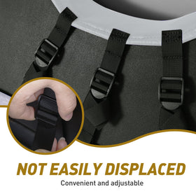 NOKINS easy-install straps and buckle deliver quick, tool-free seating refresh.