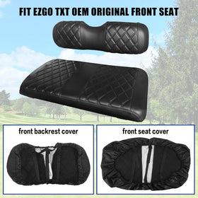 NOKINS EZGO RXV front seat cover fit for a snug, seamless look