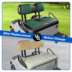 NOKINS front seat installation on EZGO TXT without tools saves time