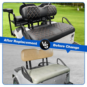 NOKINS EZGO TXT front-seat pair fits snugly for improved comfort and protection.