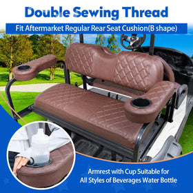 NOKINS flip-up armrests highlight convenient seating and accessibility.