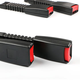 Four retractable belts provide secure restraint for four passengers on the back seat.