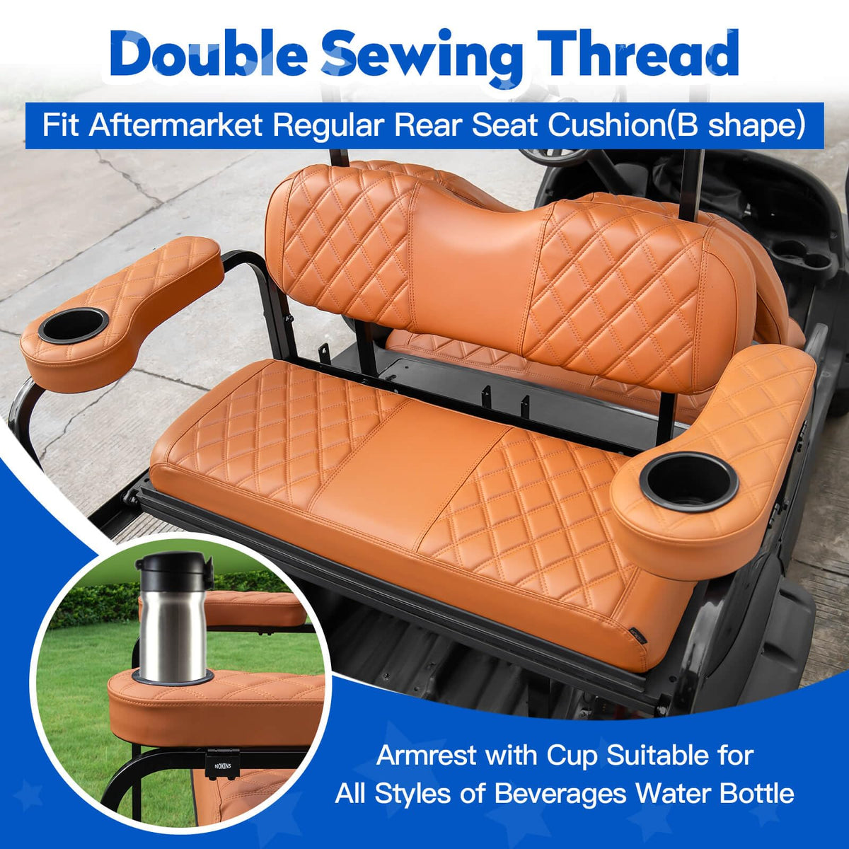 NOKINS front seat cover with armrest delivers sturdy support and protection
