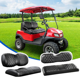NOKINS front seat cover for Club Car Precedent with black stitching boosts comfort and style