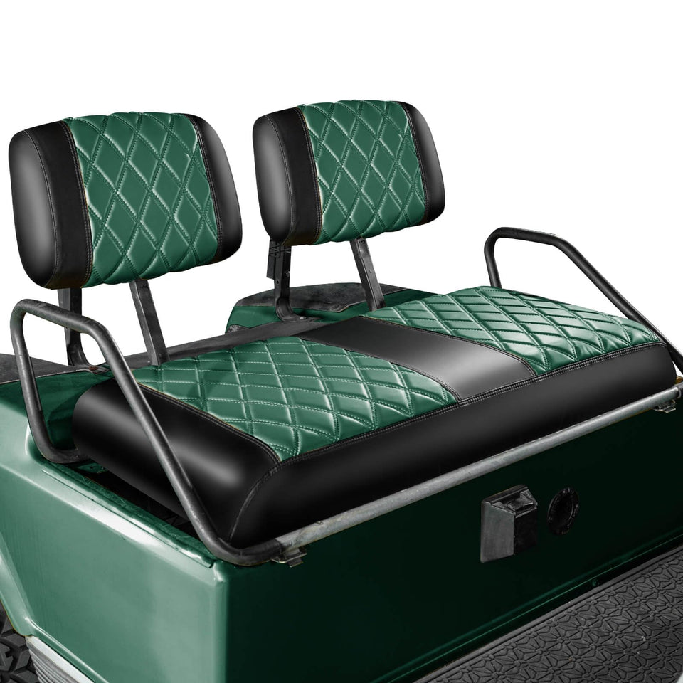 NOKINS front seat cover with diamond pattern for Club Car DS; scratch-resistant vinyl protection.