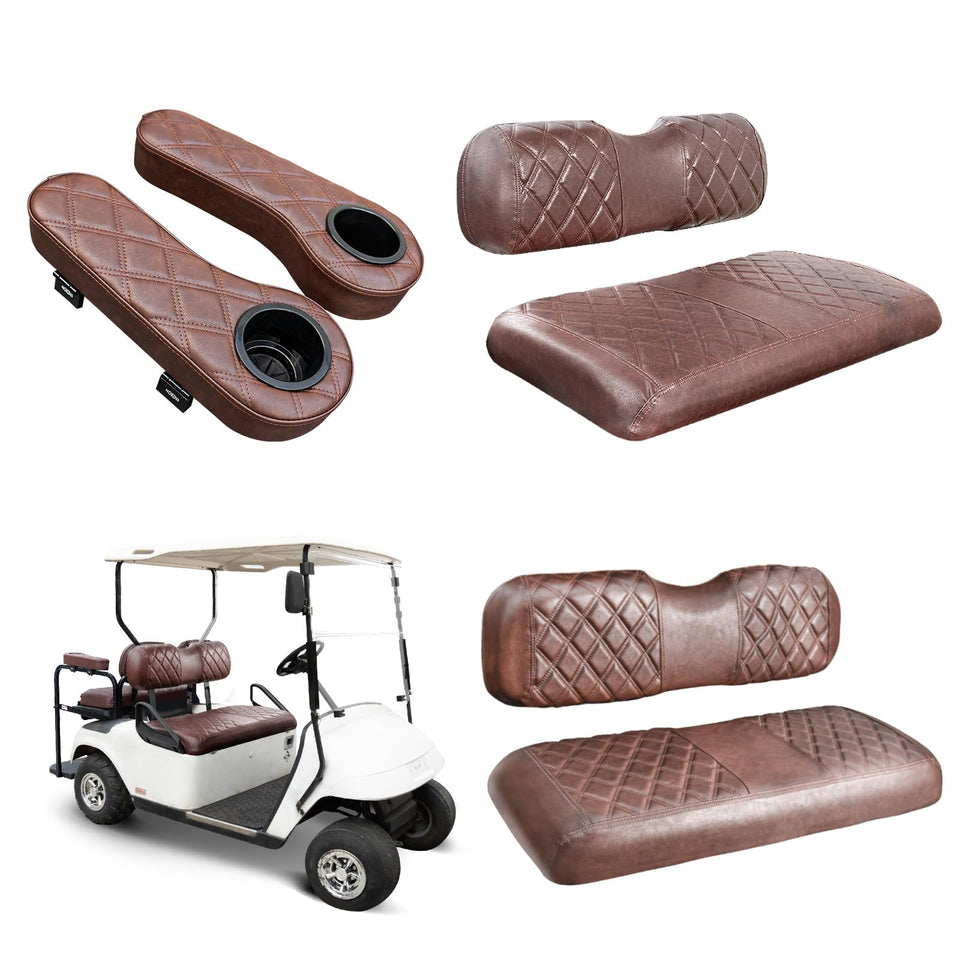 NOKINS front seat cover for EZGO TXT protects the seat from wear.