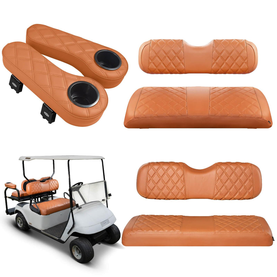 NOKINS front seat cover for EZGO TXT fits 1994-2013 with durable vinyl protection.