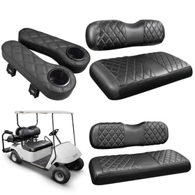 NOKINS front seat cover for EZGO TXT/RXV keeps cushions clean and protected
