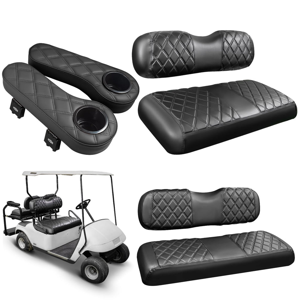 NOKINS front seat cover for EZGO TXT/RXV keeps cushions clean and protected