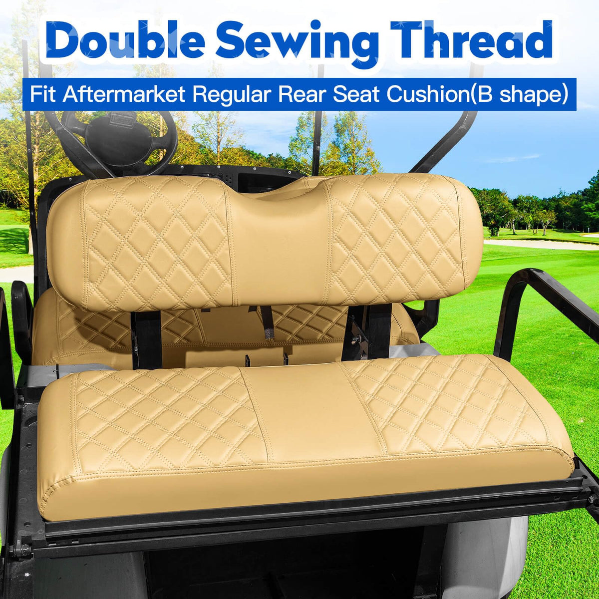 NOKINS front seat cover fit EZGO TXT 1994-2013 offers a tailored appearance.