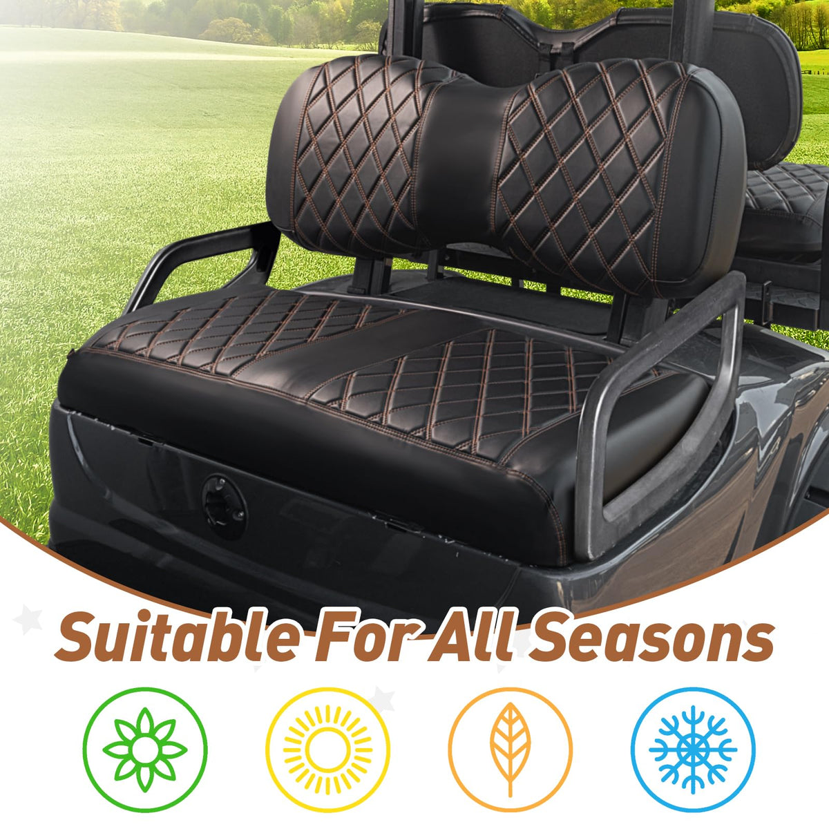NOKINS front seat cover fits Yamaha Drive G29 and Drive 2 OEM Standard
