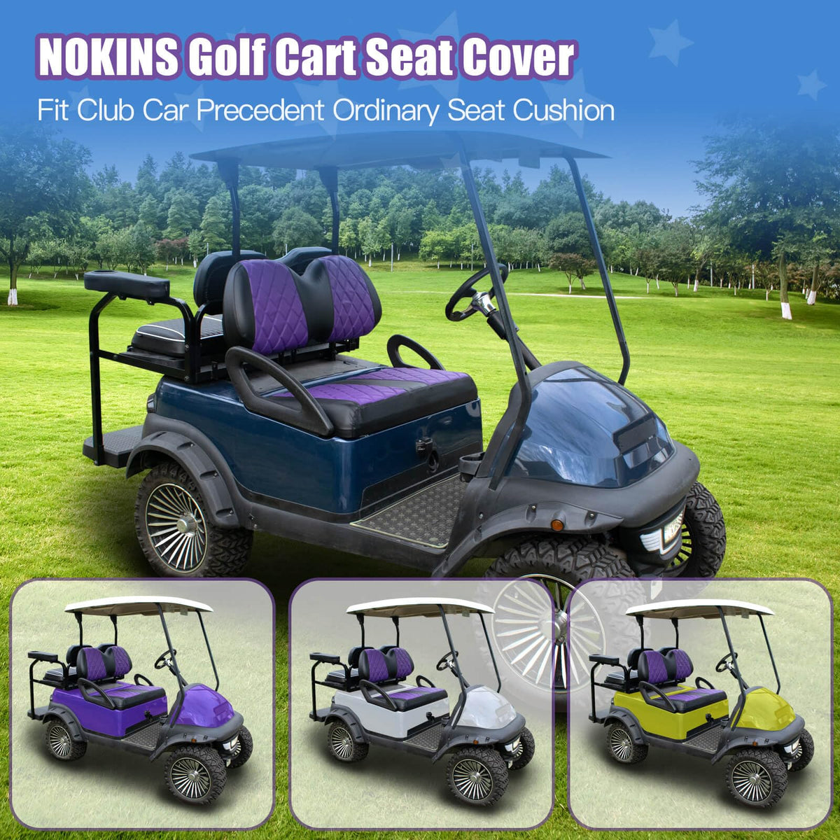 NOKINS installation front-seat-cover-no-nails enables quick, tool-free slip-on fit
