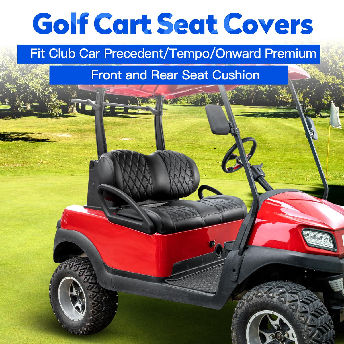 NOKINS front seat cover for Tempo cart adds durable protection and refined style