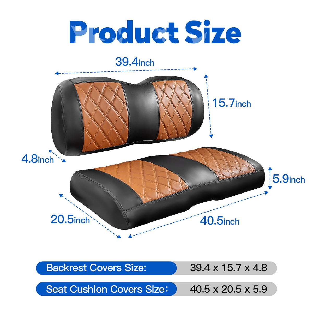 NOKINS full-wrap front seat cover enhances protection and interior style.