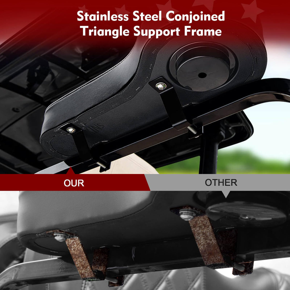 NOKINS detachable cup holder for easy cleaning mid-ride.