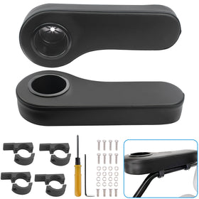 NOKINS armrest with cup holder side view, boosting comfort on long golf cart trips.