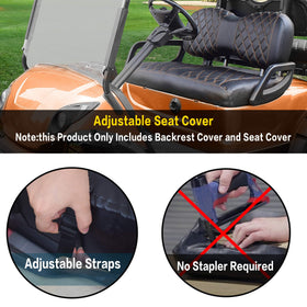 NOKINS backrest cover with diamond pattern keeps the back cushion looking new