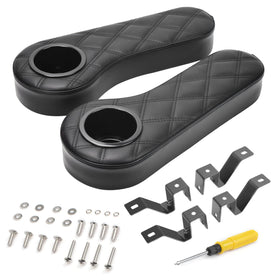 NOKINS diamond armrest cup holder for golf carts offers sturdy support and easy drink access.