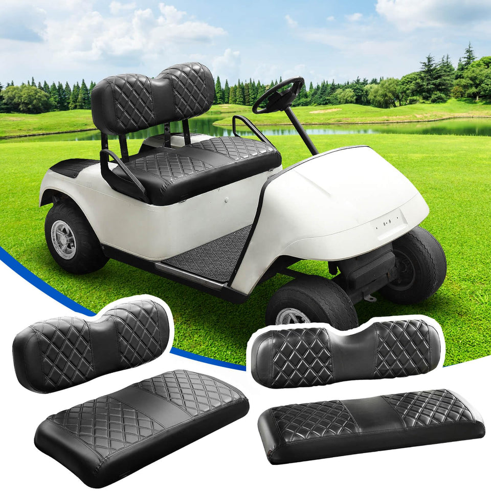 NOKINS diamond front seat cover angle protects OEM seat and upgrades interior