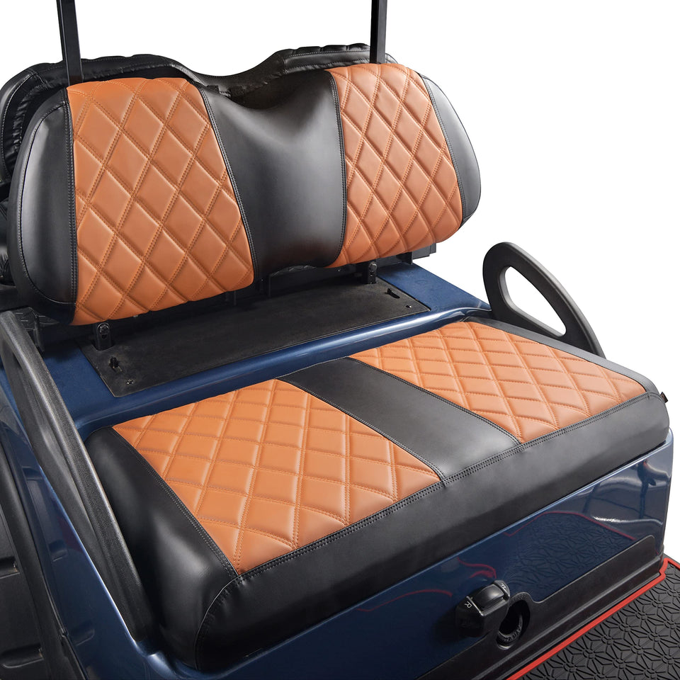 NOKINS front seat cover in brown with diamond pattern for rugged protection