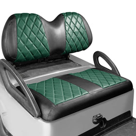 NOKINS diamond front seat cover enhances Club Car Precedent with a premium look.