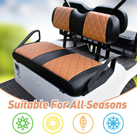NOKINS installation straps and buckles enable tool-free fit for EZGO seats.