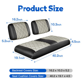 NOKINS diamond pattern detail delivers premium look and easy cleaning.
