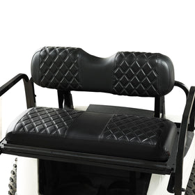 NOKINS Diamond rear backrest cover protects seats on Club Car, EZGO, Yamaha golf carts.