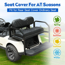 NOKINS Diamond rear seat cushion cover keeps upholstery clean for daily rides.