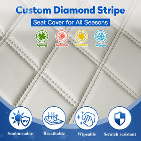NOKINS diamond pattern detail for a luxurious look without nails.