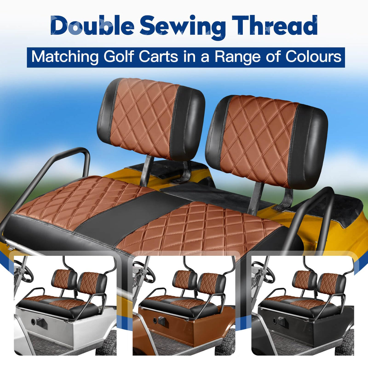 NOKINS durable vinyl seat cover resists fading and spills