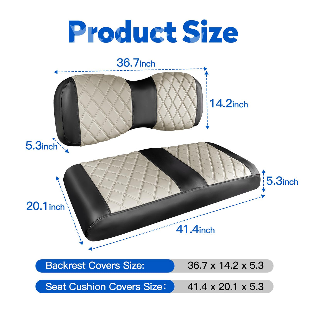 NOKINS vinyl seat cover with adjustable straps—easy installation